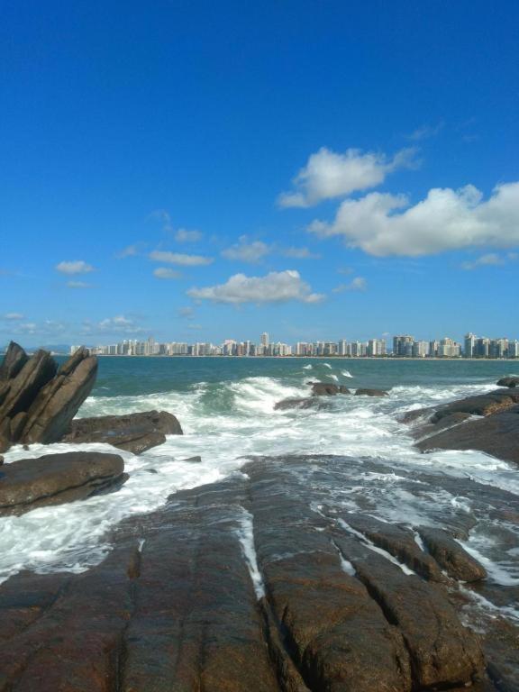 Flat Frente Mar Green Diamond Vila Velha  Bagian luar foto