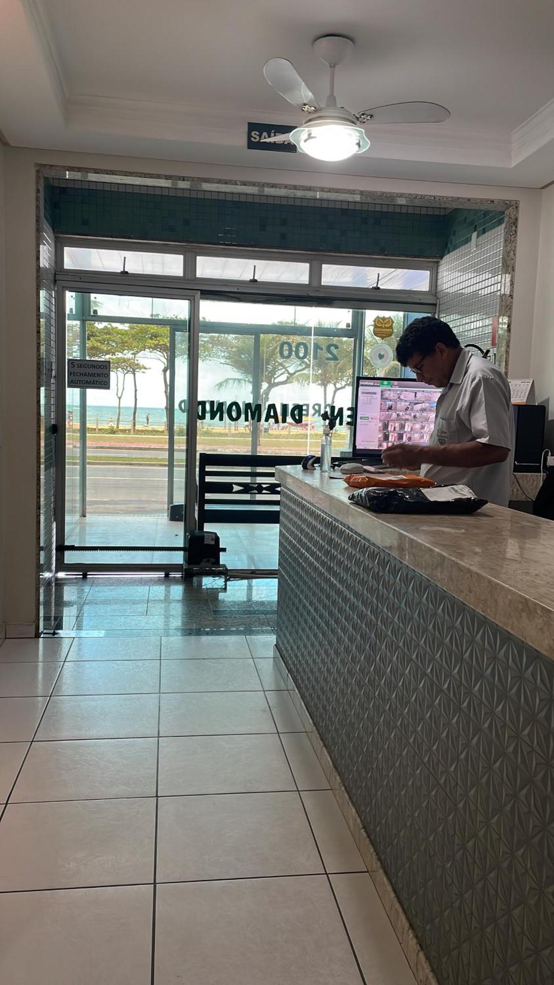 Flat Frente Mar Green Diamond Vila Velha  Bagian luar foto